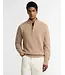 Barbour trui newtown half zip camel mkn1774
