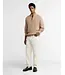 Barbour trui newtown half zip camel mkn1774