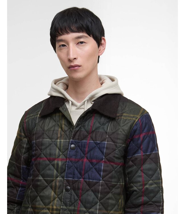 Barbour jack icons tartan heritage blauw/groen mqu1909
