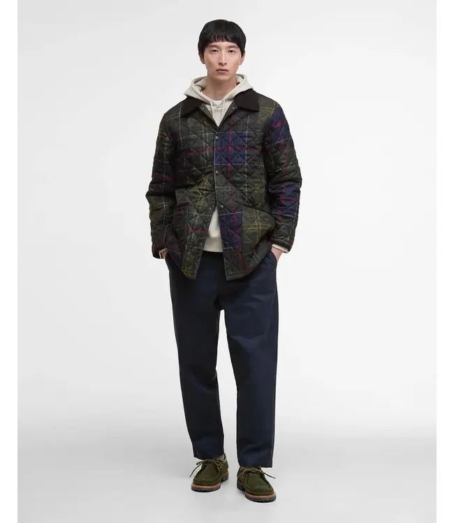 Barbour jack icons tartan heritage blauw/groen mqu1909