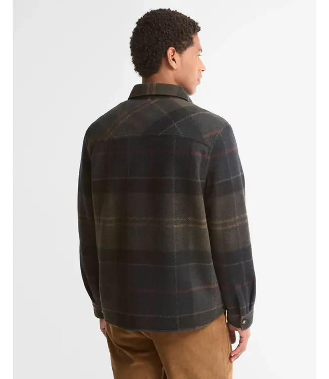 Barbour over-shirt woodland brushed blauw/groen mos0511