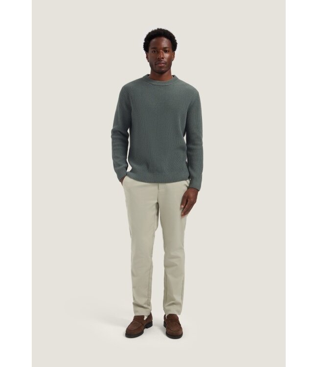 Dstrezzed trui rond levi grijs green 406050