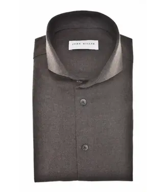 John Miller flanel dress-shirt sf d. bruin