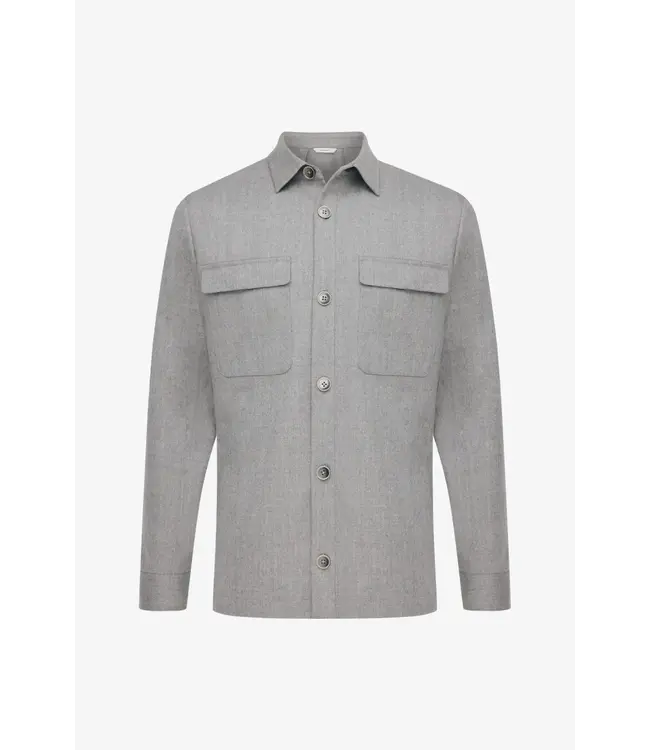 Gentiluomo over-shirt remo l. grijs g5076-410