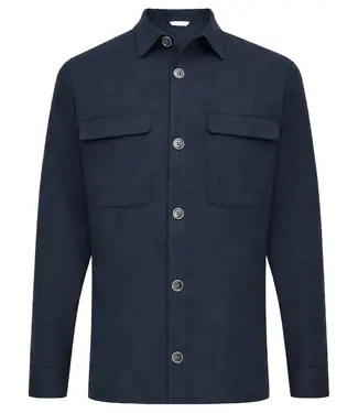 Gentiluomo over-shirt remo blauw