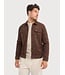 Blue Industry suede look shirt jacket milano brown m42 62052000