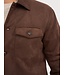 Blue Industry suede look shirt jacket milano brown m42 62052000