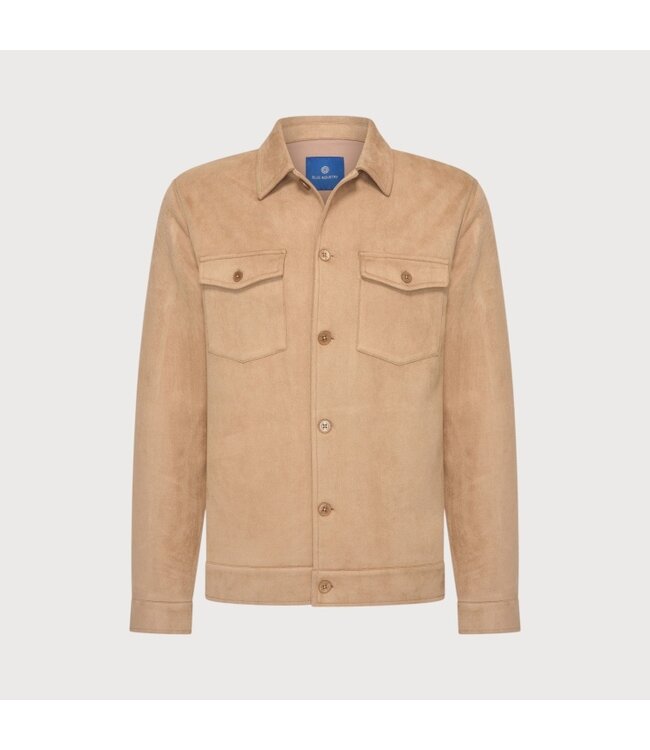 Blue Industry suede look shirt jacket milano beige m42 62052000