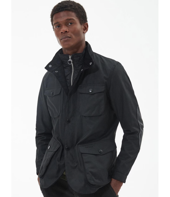 Barbour wax coat ogston d. blauw
