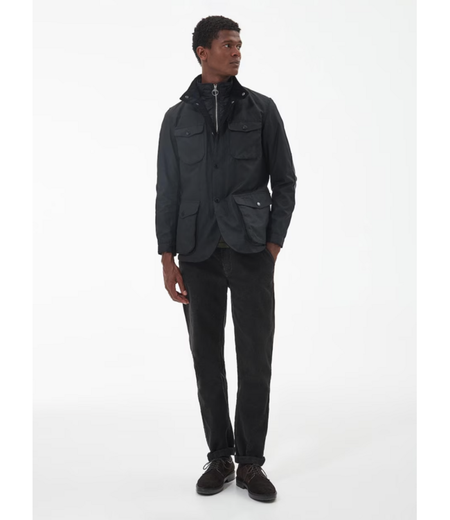 Barbour wax coat ogston d. blauw