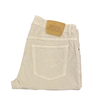 Handpicked rib jeans ravello beige