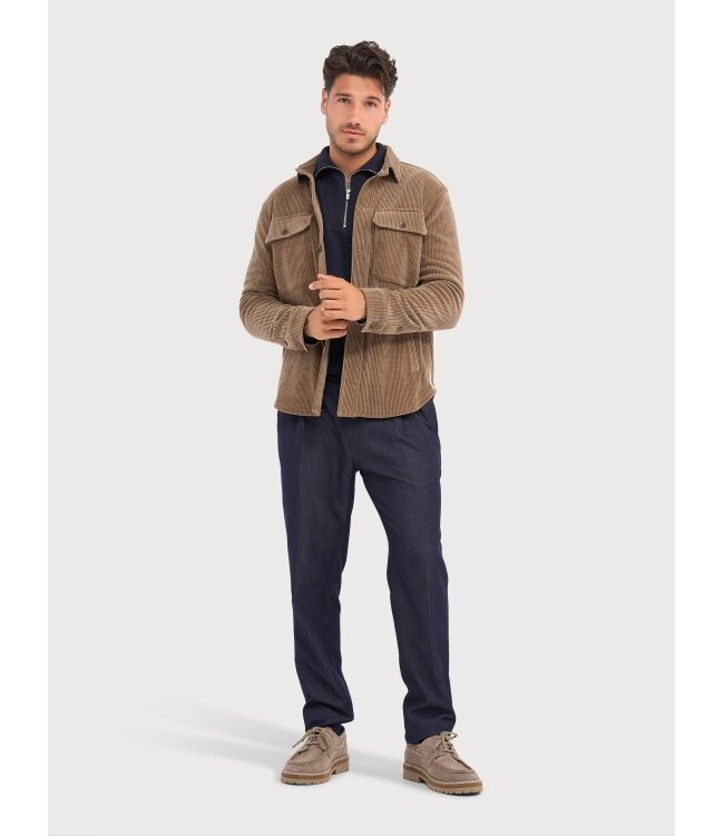 Blue Industry shirt jacket brown m17 61102091