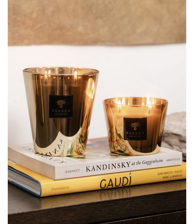 Baobab candles cyprium / platinum / aurum les exclusives 10 cm