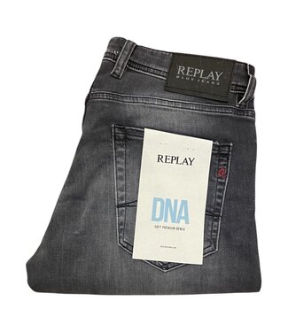 Replay jeans grover antraciet