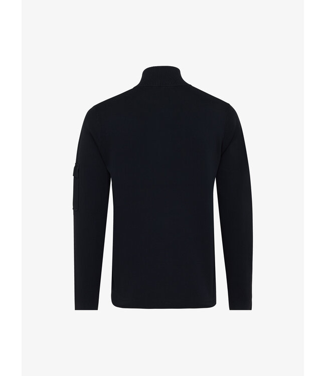 Gentiluomo cool dry turtle trui 3 knopen blauw k5197-258