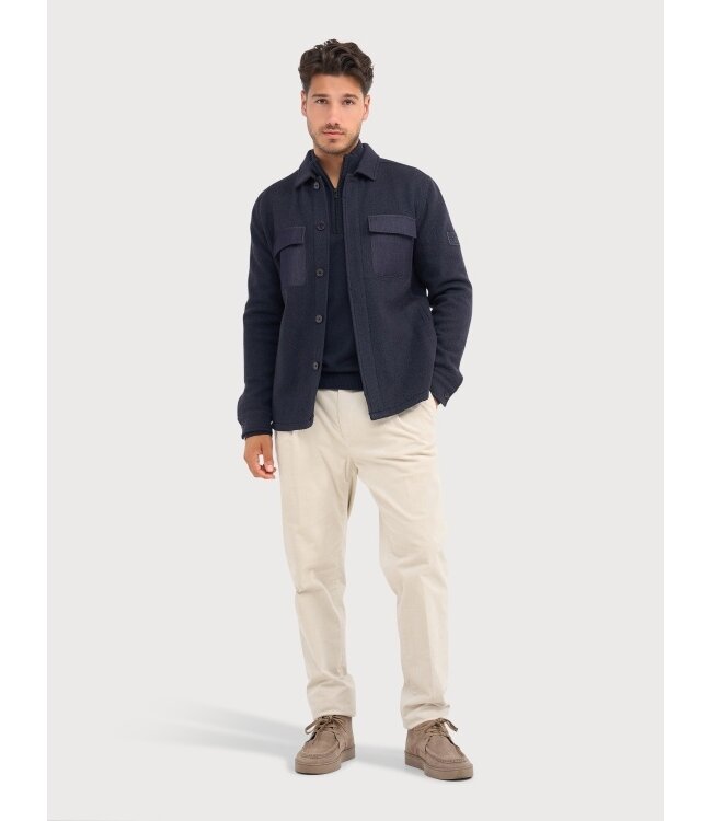 Blue Industry shirt jacket stefano m12 navy
