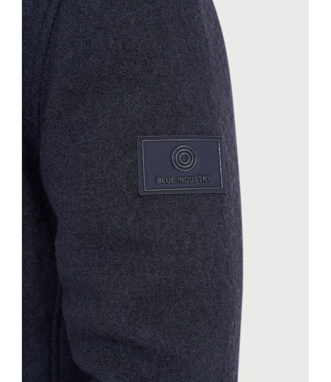Blue Industry shirt jacket stefano m12 navy
