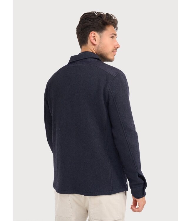 Blue Industry shirt jacket stefano m12 navy
