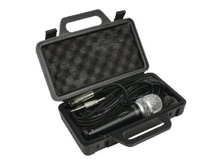Bedrade Microfoon 6.35 mm Zwart/Grijs König Bedrade Microfoon 6.35 mm Zwart/Grijs