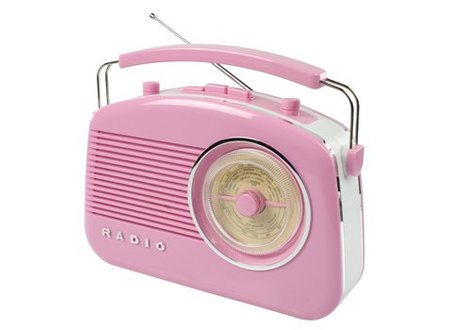 Draagbare FM-Radio FM / AM Roze König Draagbare FM-Radio FM / AM Roze