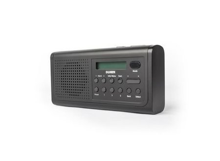 Draagbare DAB+ Radio DAB+ / FM 3 W Zwart Sweex Draagbare DAB+ Radio DAB+ / FM 3 W Zwart
