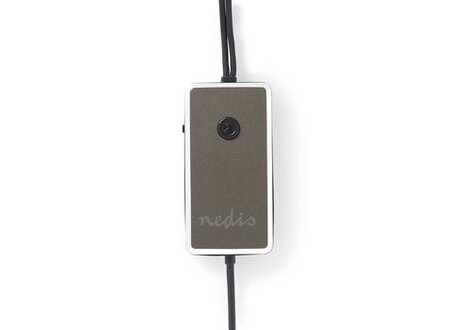 Bedrade hoofdtelefoon | In-ear | Actieve Noise Cancelling (ANC) | 1,2 m ronde kabel | Grijs Nedis Bedrade hoofdtelefoon | In-ear | Actieve Noise Cancelling (ANC) | 1,2 m ronde kabel | Grijs