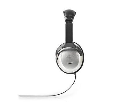 Over-ear Koptelefoon | bedraad 6,00 m | zilver/zwart Nedis Over-ear Koptelefoon | bedraad 6,00 m | zilver/zwart