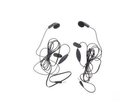 Headset In-Ear 2.5 mm Ingebouwde Microfoon 142 cm Zwart Cobra Headset In-Ear 2.5 mm Ingebouwde Microfoon 142 cm Zwart
