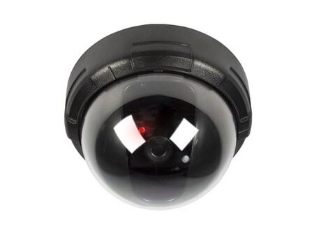 Dome Dummy Camera IP44 Zwart König Dome Dummy Camera IP44 Zwart
