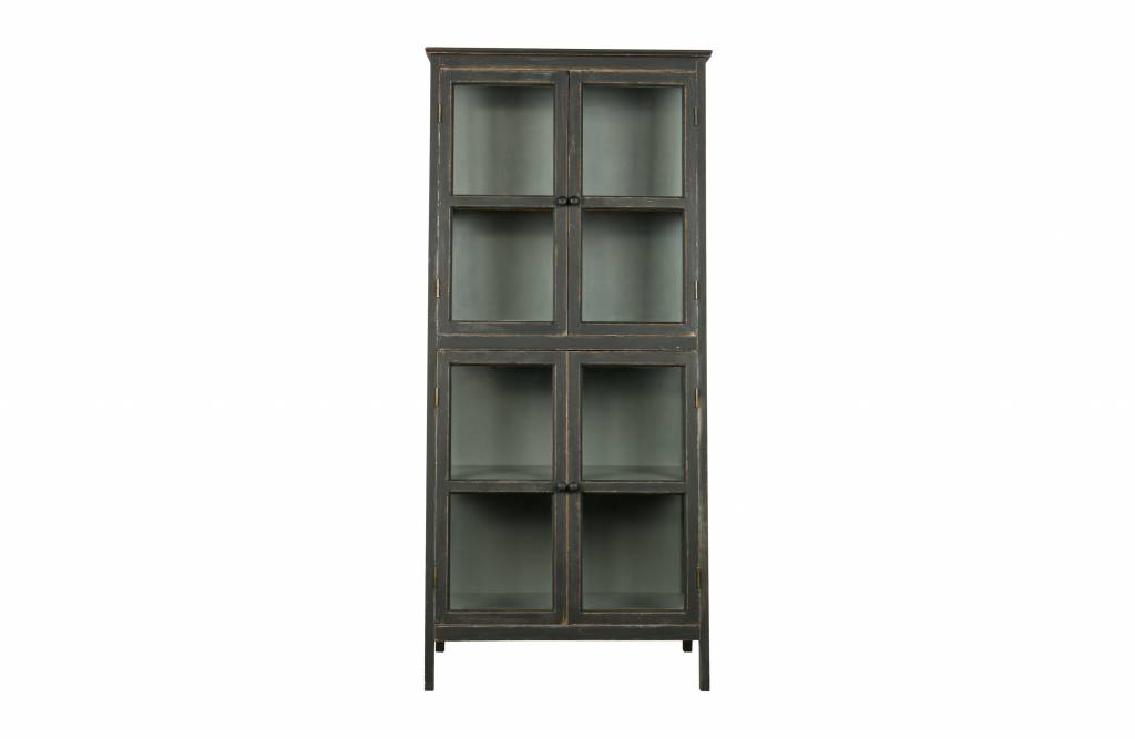 Herritage Houten Kast Schuin Zwart