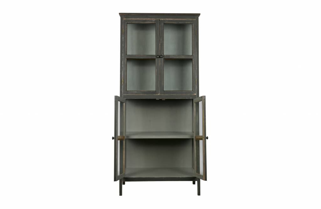 Herritage Houten Kast Schuin Zwart
