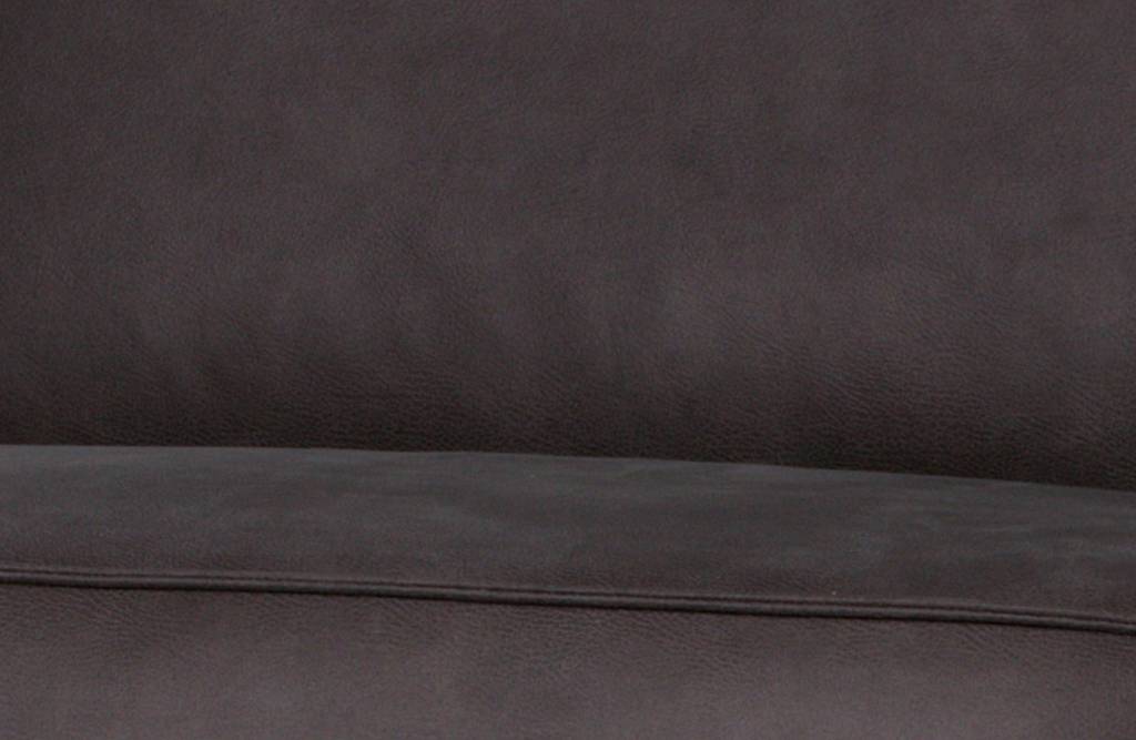 Statement 4-zits Bank 280 Cm Eco Leer Grijs