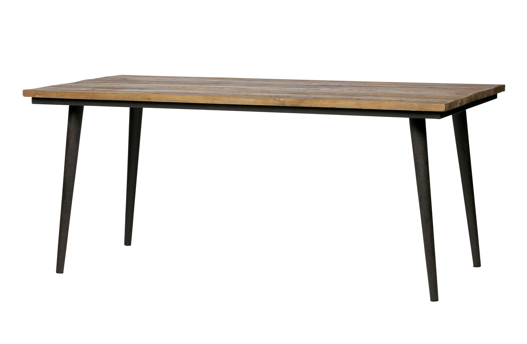 Guild Tafel Naturel Met Zwart Onderstel 180x90