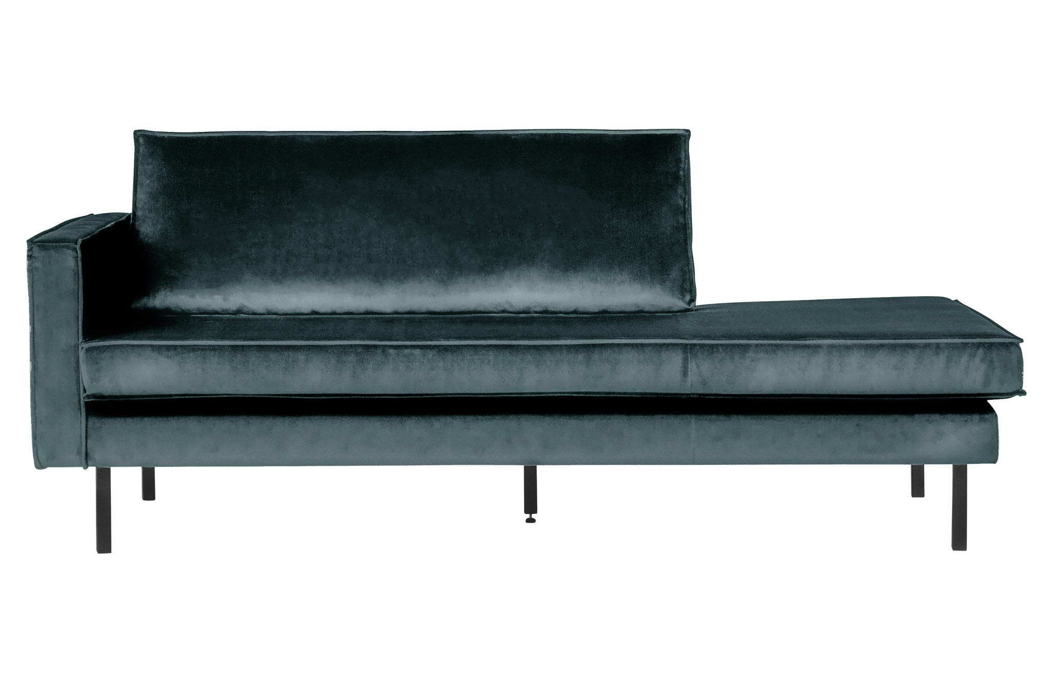 Rodeo Daybed Left Velvet Teal