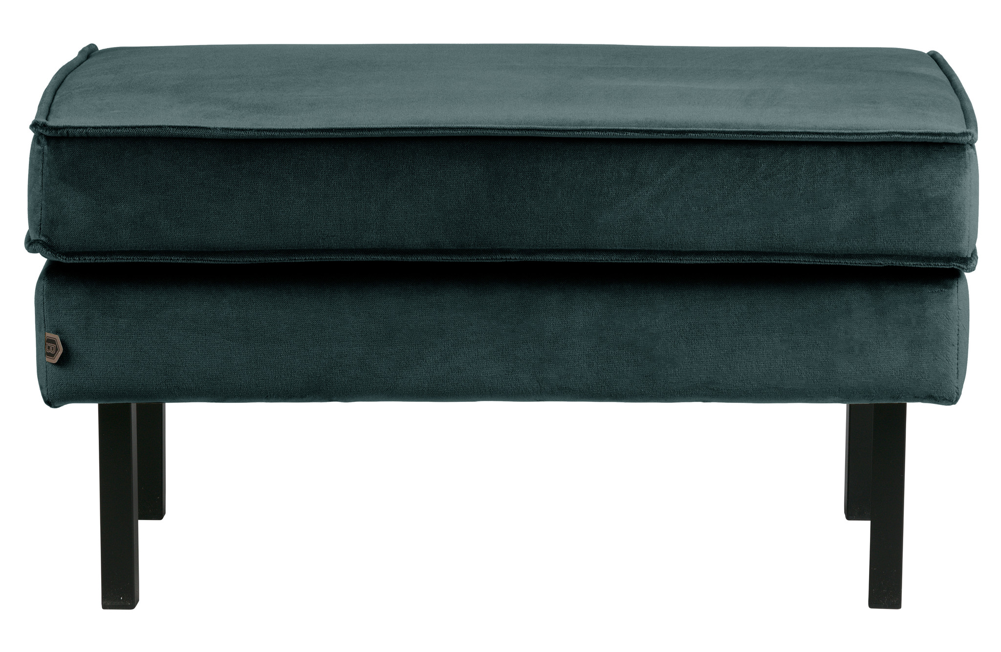 Rodeo Hocker Op Poten Velvet Teal