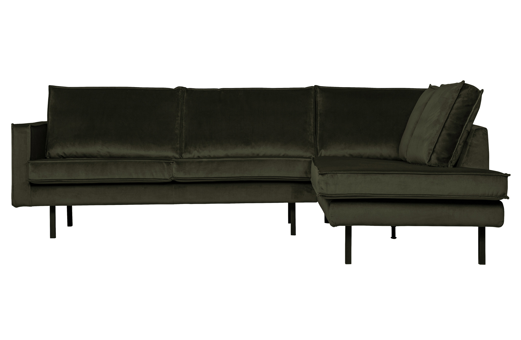 Rodeo Hoekbank Rechts Velvet Dark Green Hunter