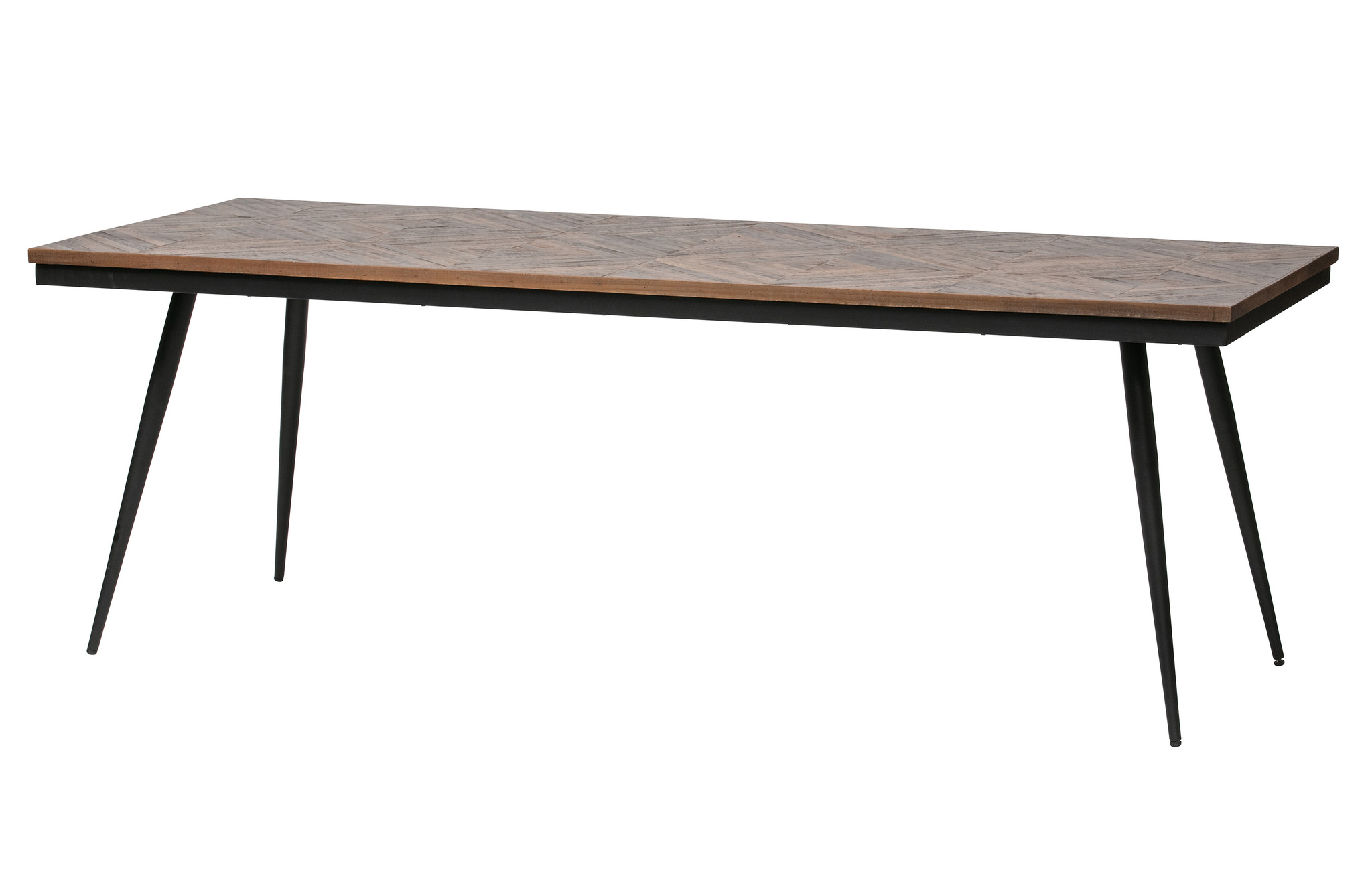 Rhombic Eettafel 220x90cm Hout/metaal