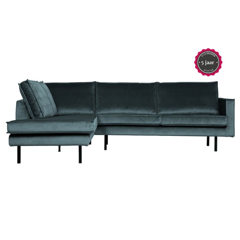 Rodeo Hoekbank Links Velvet Teal