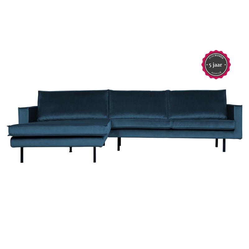 Rodeo Chaise Longue Links Velvet Blue