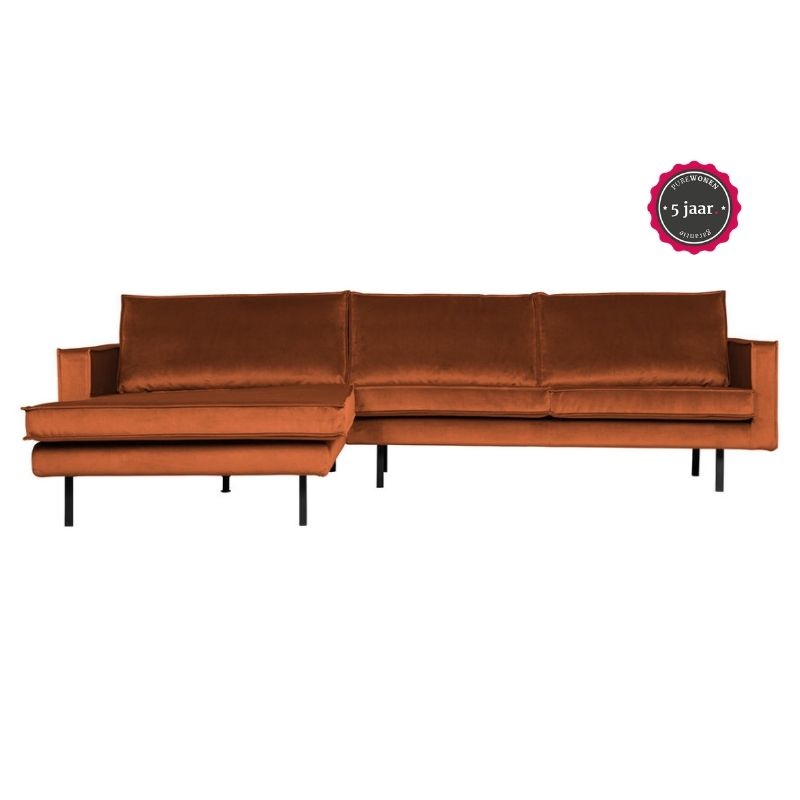 Rodeo Chaise Longue Links Velvet Roest