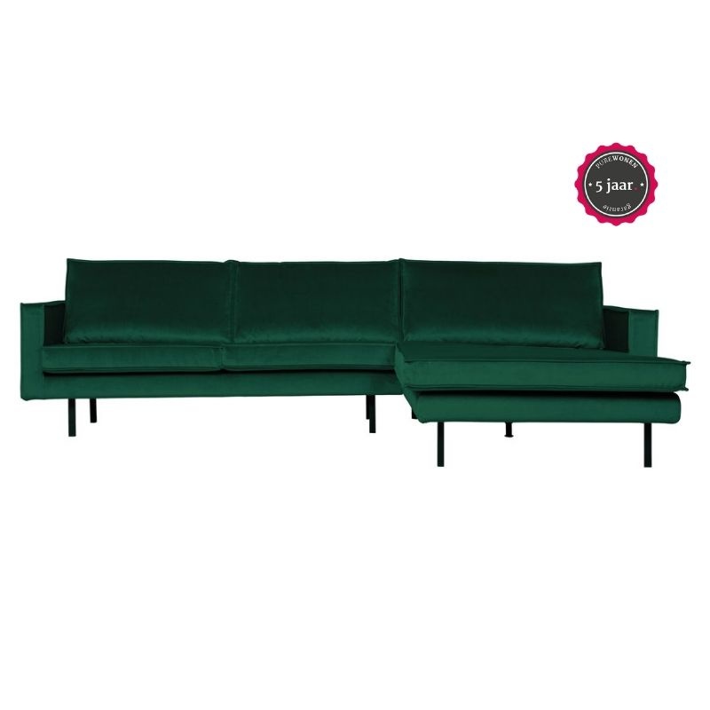 Rodeo Chaise Longue Rechts Velvet Green Forest
