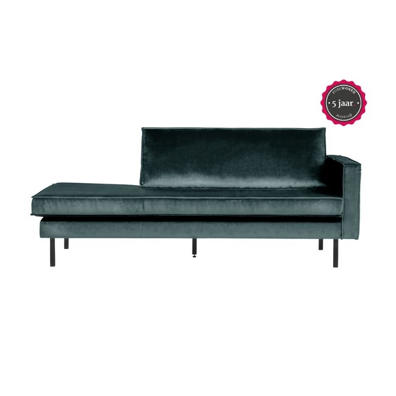 Rodeo Daybed Right Velvet Teal
