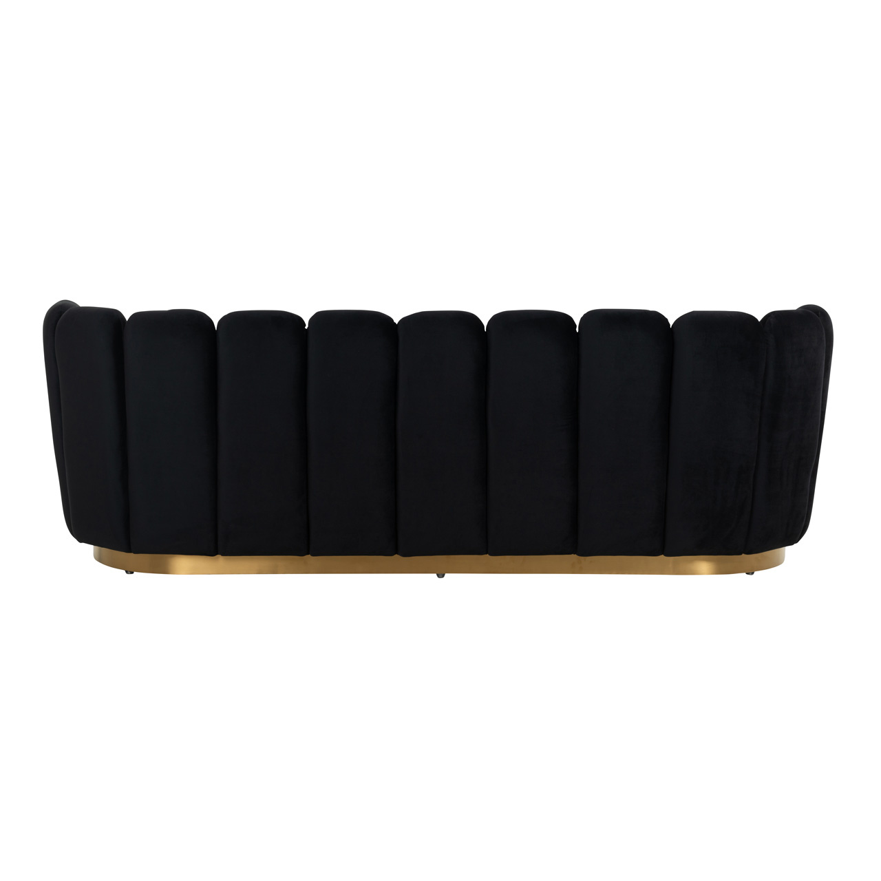 Bank Camden Black velvet / Brushed gold (Quartz Black 800)