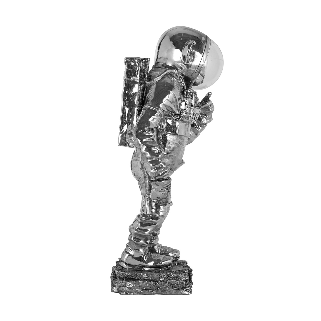 Space Monkey deco object (Zilver)