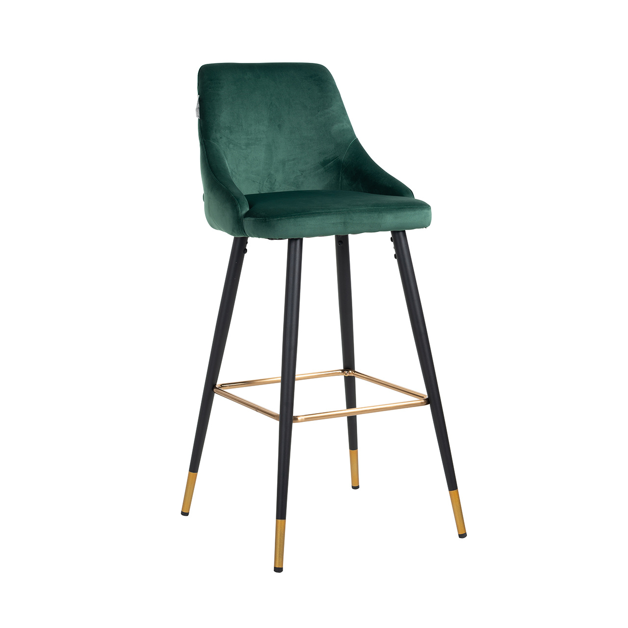 Barstoel Imani Green Velvet (Quartz Green 501)