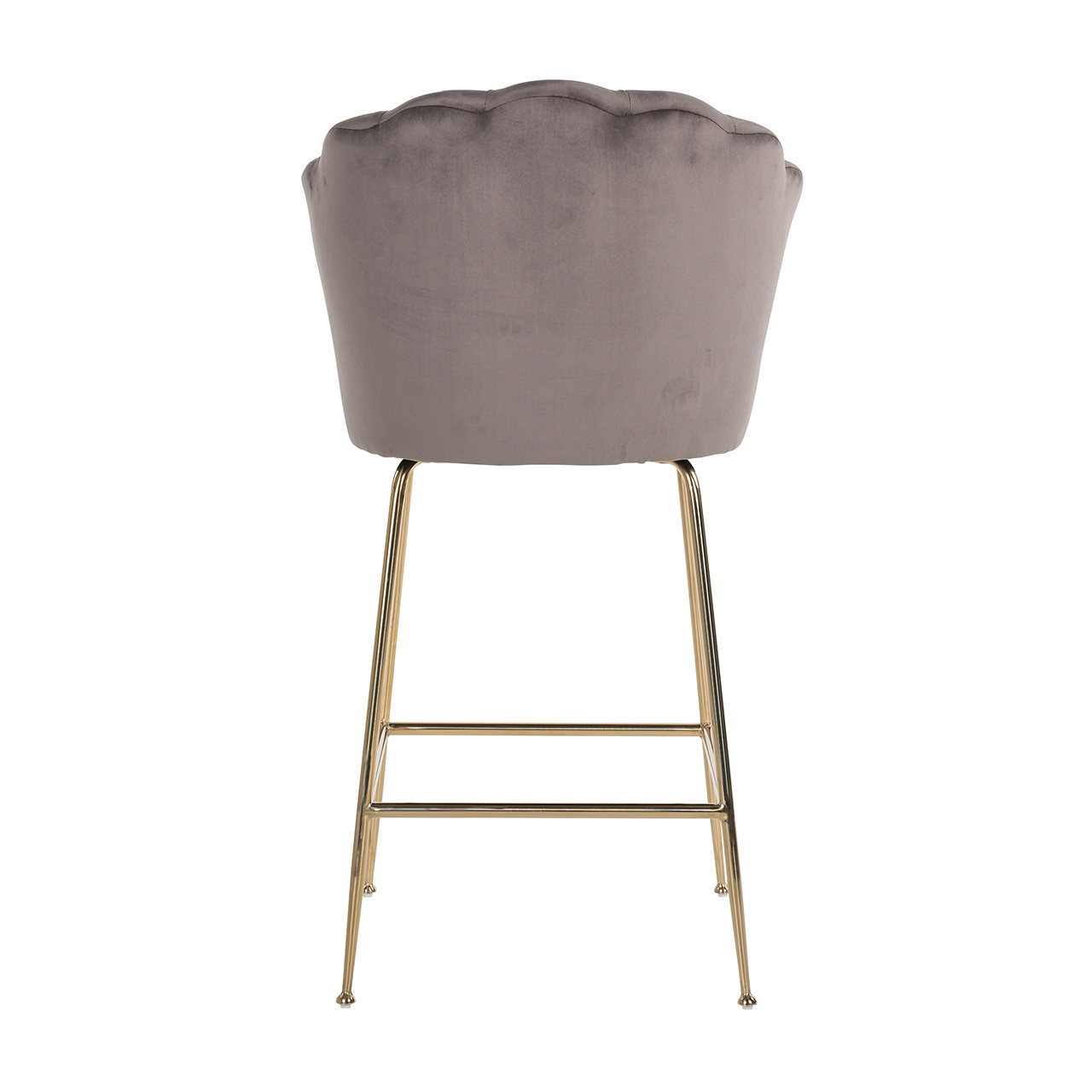 Barstoel Pippa Stone Velvet / gold (Quartz Stone 101)