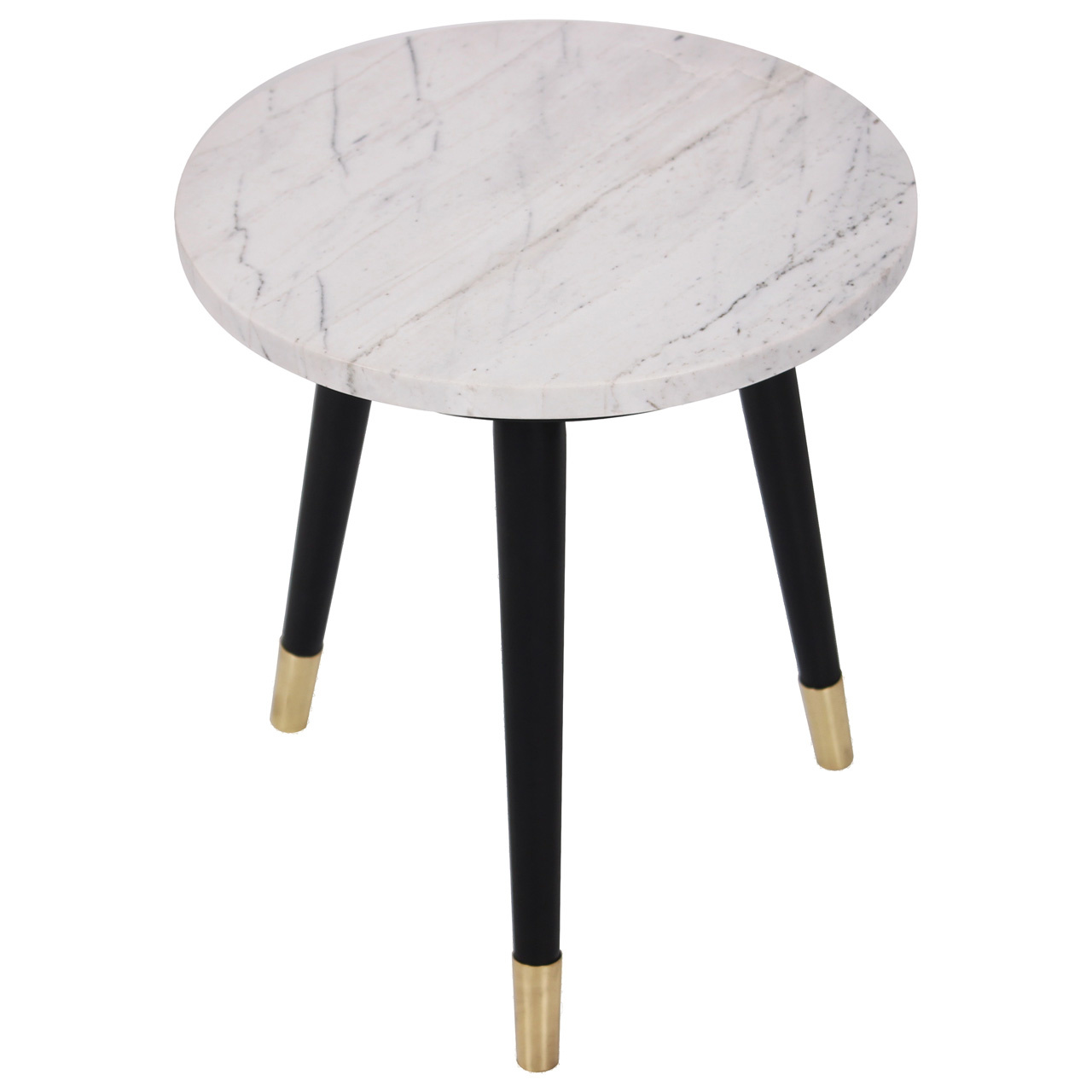 Bijzettafel Lexington white rond 40Ø (White)