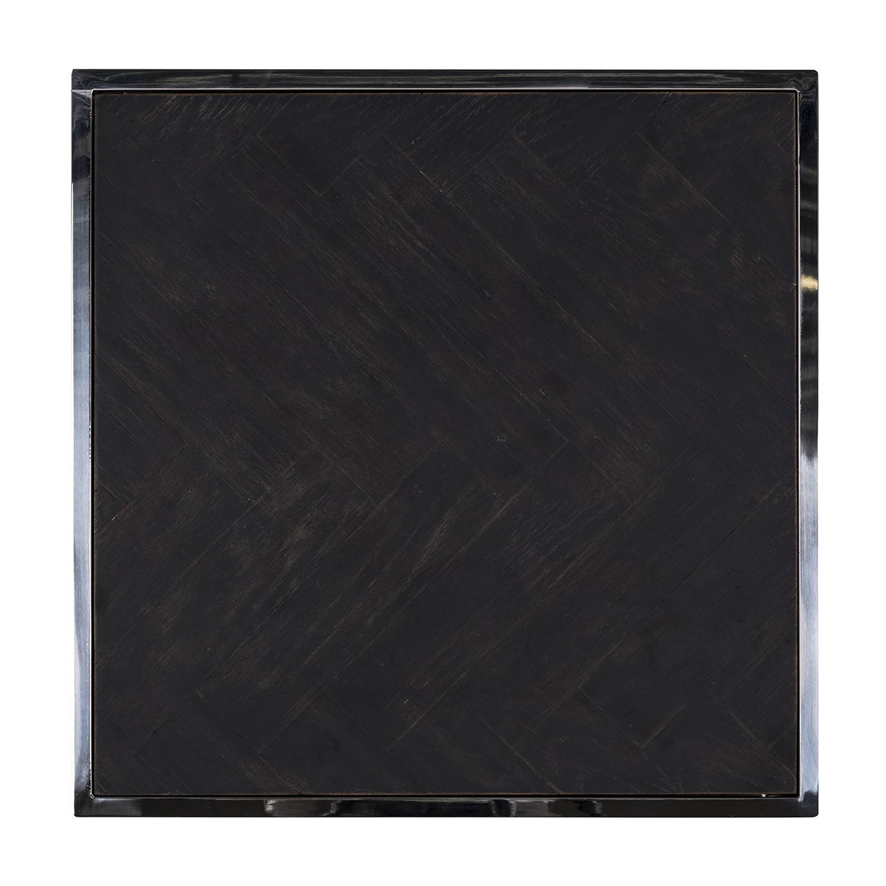 Bijzettafel Blackbone silver 50x50 (Zilver)