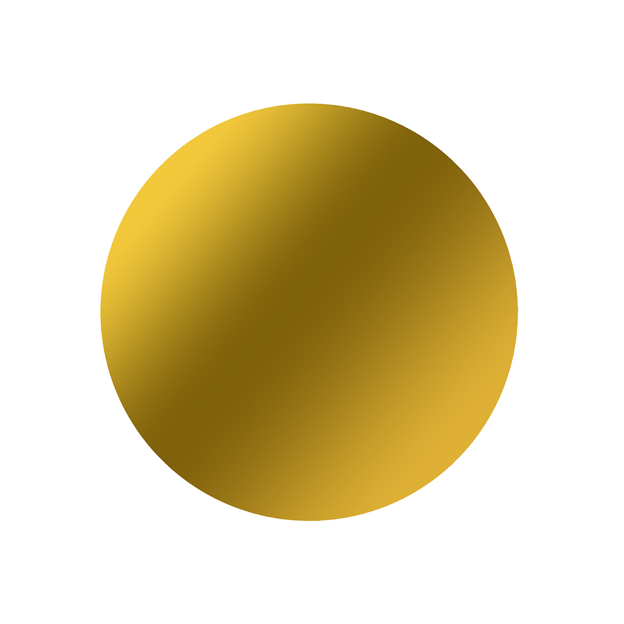 Bijzettafel Vector rond Ø40 (Goud)