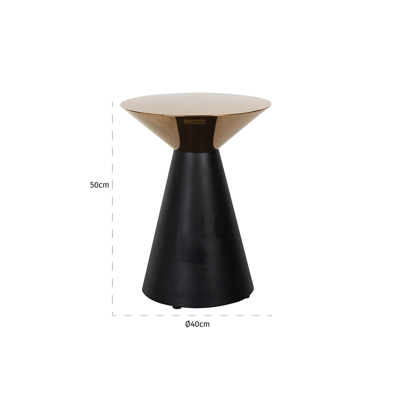 Bijzettafel Vector rond Ø40 (Goud)